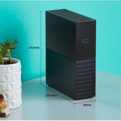 西数12TB移动硬盘USB3.0桌面存储 My Book 3.5英寸