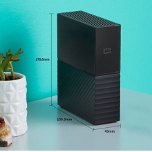 西数12TB移动硬盘USB3.0桌面存储 My Book 3.5英寸