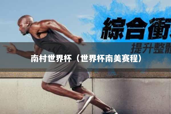 南村世界杯（世界杯南美赛程）